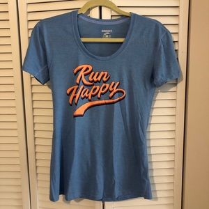 Brooks Run Happy Scoop Neck T